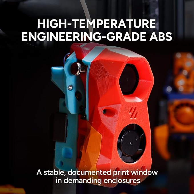 Polymaker ABS Pro 3D Printer Filament 1.75mm, Voron Red 1kg Engineering Grade ABS with High Heat Resistance, Durable, Tough, for Functional Parts, Printer Components & Prototypes