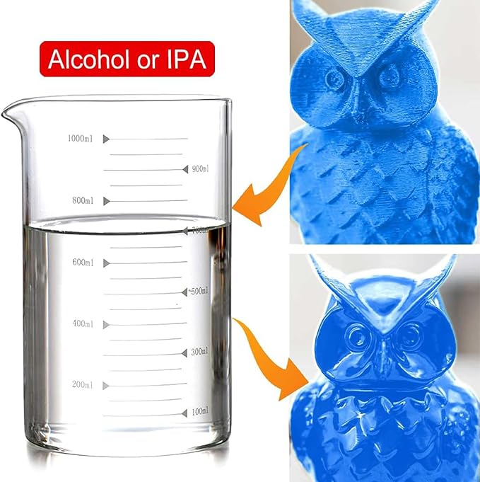 YOUSU Blue PVB Filament 1.75 mm for 3D Printer & 3D Pen 1 kg (2.2 lbs), Print As Easy as PLA Filament, can be Polished with Alcohol to get Smooth Surface.