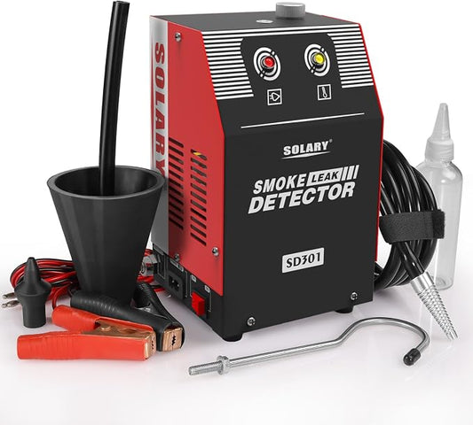 Automotive EVAP Smoke Machine Tester - 12V DC Smoke Leak Detector for Pipe System with Built-in Air Pump