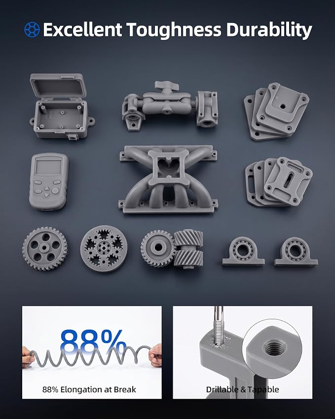 Inslogic PC Like 3D Printer Resin ，1KG Dark Gray