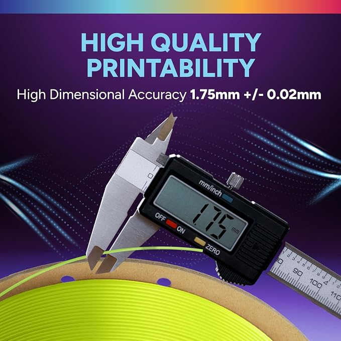 OVERTURE High Speed TPU 95A Flexible 3D Printer Filament 1.75mm | High Elasticity & Durability Filament,1kg Spool(2.2lbs),Fit Most FDM Printer(HS TPU Grass Green)