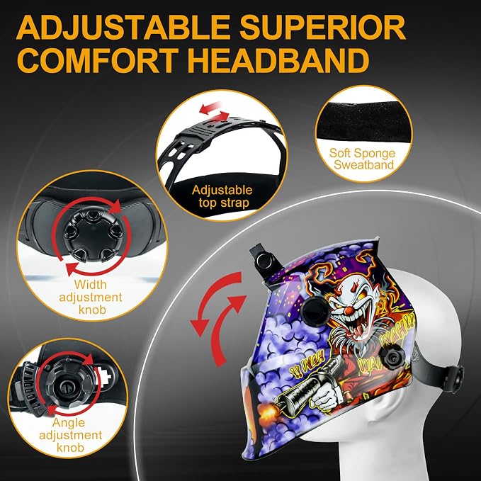 TRQWH Auto Darkening Welding Helmets for Men with Light Welding Hood & Welding Tools Backpack for Men Extreme Gear Pack