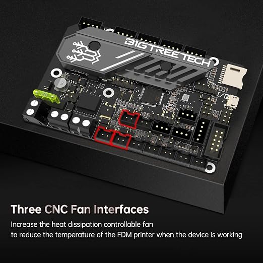 BIGTREETECH SKR Mini E3 V3.0 Control Board with TMC2209 UART Stepper Driver New Upgrade 32Bit 3D Printer Silent Board for Ender-3, Ender3 Pro, Ender-3 V2 3D Printer