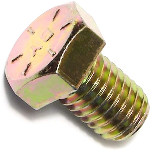 Hard-to-Find Fastener Grade 8 Hex Cap Coarse Large Bolts, Midwest Assortment Refill, Steel Hex Bolts for Construction, Home Improvement, 1/2-13 x 3/4 - Inch, Pack of 4