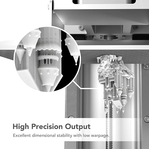 phrozen 3D Printer Rapid Resin [Aqua Snow-Gray 8K], 405nm LCD UV-Curing Standard Photopolymer Resin for Highly Detailed Models, Low Odor Not smelly Non-Brittle, Works Best with 8K 3D LCD Printer (1KG)