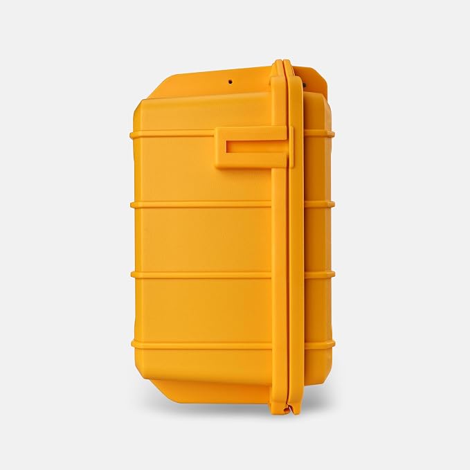 15inches Waterproof Hard Case with DIY Customizable Foam Insert Portable Protective Case for Camera Drones Equipments Tools (Yellow-DIY)