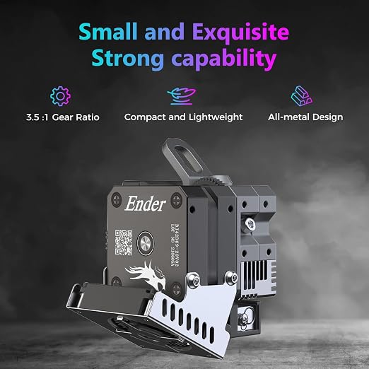 Creality Official Sprite Extruder Pro, 80N Large Torque and 300℃ High Temperature Printing, All Metal Direct Drive Extruder for Creality Ender-3 S1/Ender-3 S1 Pro/Ender-3 S1 Plus/CR-10 Smart Pro