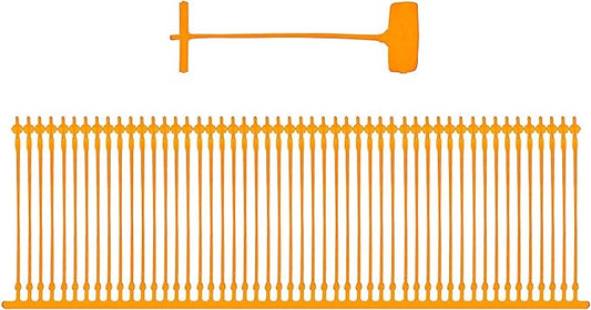 25mm(1 Inch) Orange Tag Gun Barbs (Fasteners) for Any Standard Price Labels Clothing Tagging Attachers-5000 Pcs