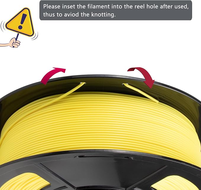 iSANMATE Rapid PLA Plus Filament 1.75mm, Yellow 3D Printer Filament, Fast Printing Speed PLA, Dimensional Accuracy ±0.02mm, 1kg/Spool