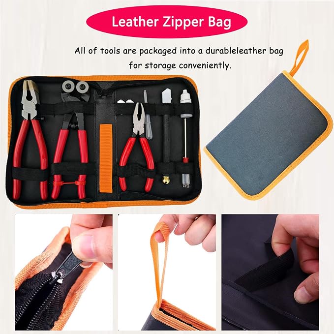 Tayfeim Glass Cutter Tool Glass Cutting Tool Set Kit with Glass Running Pliers Breaking Pliers Wheeled Tile Nippers, Glass Cutter for Stained Glass Mirror Tile Cut，Zipper Package