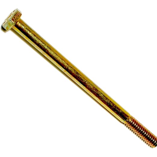 Hard-to-Find Fastener Grade 8 Hex Cap Coarse Large Bolts, Midwest Assortment Refill, Steel Hex Bolts for Construction, Home Improvement, 1/4-20 x 4 - Inch, Pack of 10