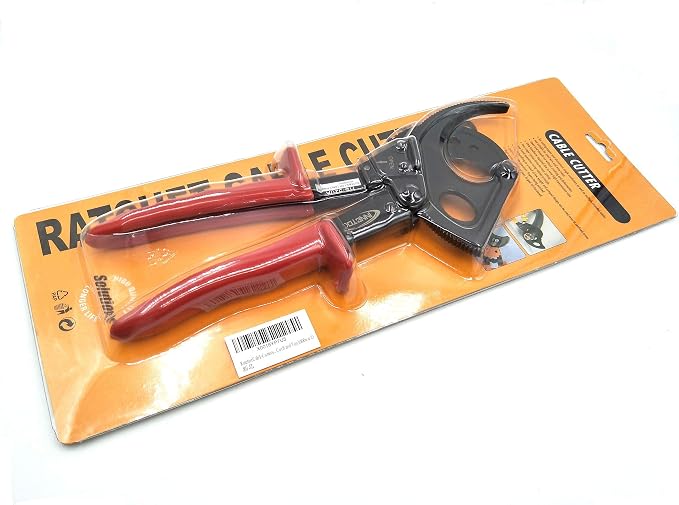 Ratcheting Cable Cutter, 400mm2 Aluminum Copper Wire Cutters for Cutting electrical wire as Ratchet Wire Cutters (400mm2)
