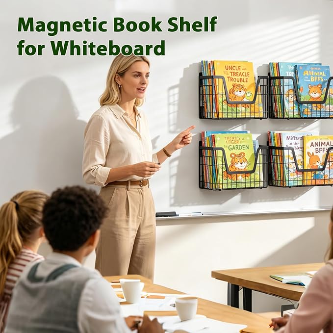 Magnetic Shelf for Fridge, Fruit Potato and Onion Storage Bins, Magnetic Spice Rack Shelves for Side of Refrigerator, Fruit Basket Magnetic Fridge Shelf Kitchen Pantry Organizer Storage