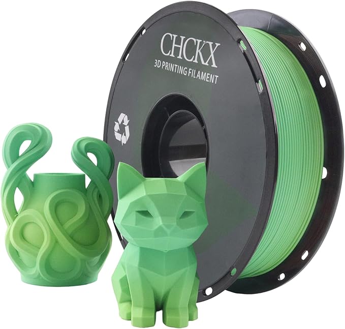 Matte PLA 3D Printer Filament Bundle, 1KG Spool(2.2lbs),Dimensional Accuracy +/- 0.02mm,1.75mm PLA Filament for Most FDM 3D Printers,10 Different Color