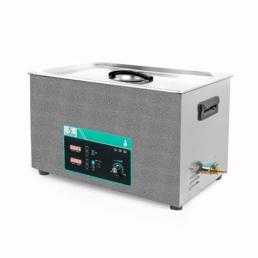 Ultrasonic Cleaner 30L, Sweep Function, 600W Power Adjustable Ultrasonic Parts Cleaner for Cleaning Metal Engine Parts, Carburetor, Fuel Injector, Gun, Oil Filter, Bike Chain, Gear, Eyewear