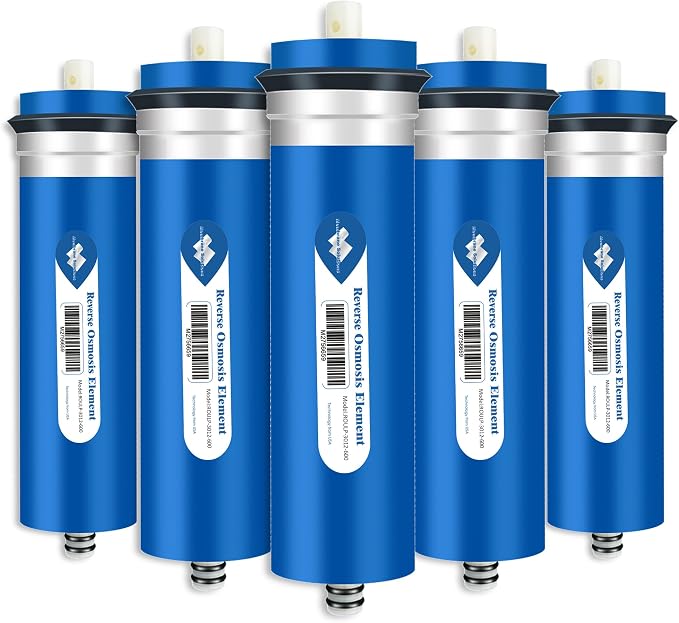 Membrane Solutions 600 GPD RO Membrane 3.0"x12" Reverse Osmosis Membrane for Maple Sap Concentrate DIY RO System for Maple Syrup (5 Pack)