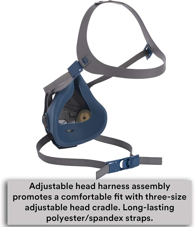 3M Rugged Comfort Quick Latch Half Facepiece Reusable Respirator