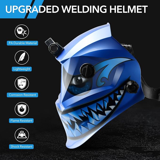 TRQWH Auto Darkening Welding Helmets for Men with Light Welding Hood & Welding Tools Backpack for Men Extreme Gear Pack