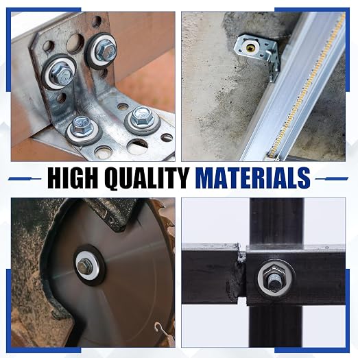 Yaocom 200 Pieces 5/16" x 1-1/2" Zinc Fender Washers Thickness 2mm Fender Washers for Wood and Wet Environment