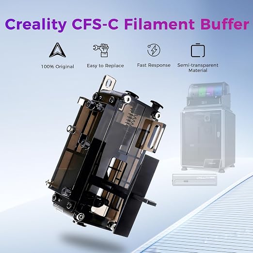 Creality CFS-C Buffer, Filament Buffer for K1 Series Multi-Color 3D Printers, Creality Filament System Official Original Replacement Accessories with Sensor Patch