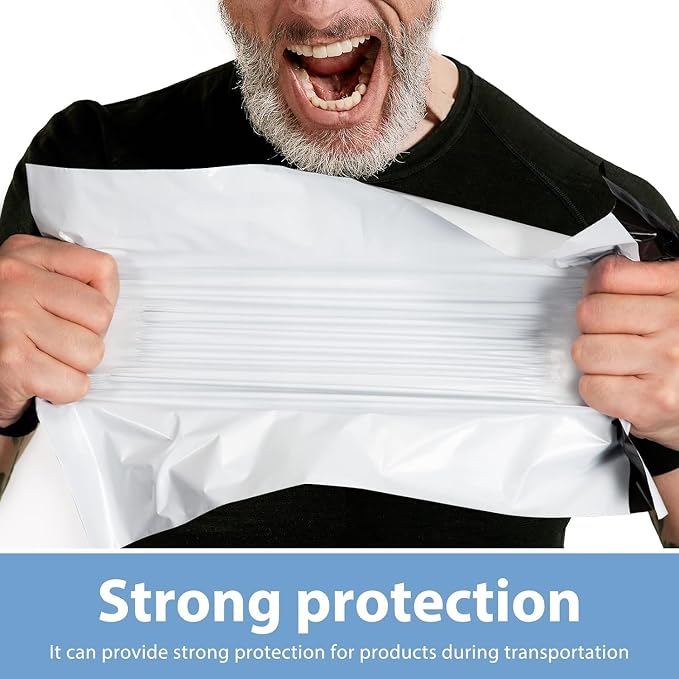 Metronic Poly Mailers 10x13 2000 Pack White, Shipping Bags Bulk Mailing Envelopes for Small Business, Small Mailers Poly Bags for Shipping Self Seal Waterproof, Mailing Bag Packaging Bags
