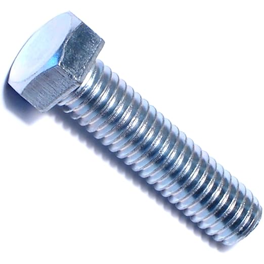 Hard to Find Fastener Tap Hex Bolts, Durable Corrosion-Resistant Steel Hex Head Bolt for Home Improvement, DIY, Construction, 3/8-16 x 1-1/2, Pack of 100