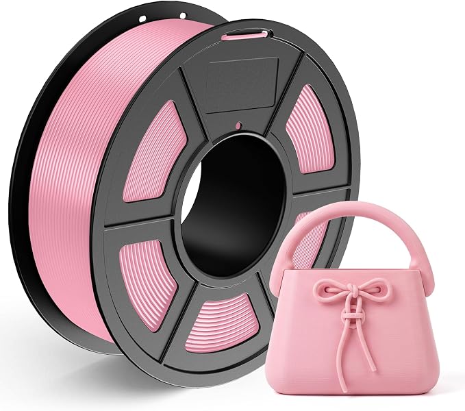 TECBEARS PLA Filament 1.75mm, Neatly Wound 3D Printer Filament, Dimensional Accuracy +/- 0.02 mm, 1Kg Spool(2.2 lbs), Fits for Most FDM 3D Printers, Sakura Pink