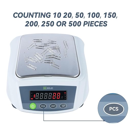 U.S. Solid Precision Balance 2000g x 0.01g Analytical Digital Lab Scale Analytical Balance for Kitchen Jewelry Scientific