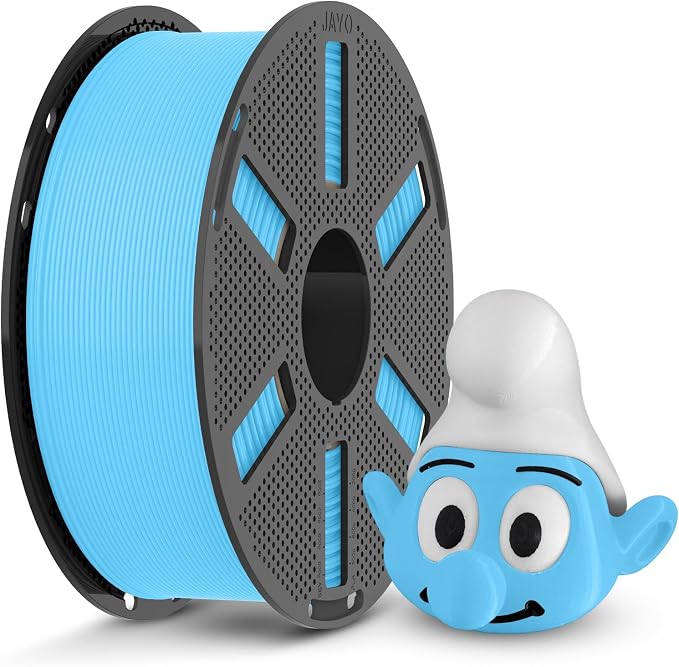JAYO PLA 3D Printer Filament Sky Blue, PLA Filament 1.75mm, 1.1KG Spool, Dimensional Accuracy +/- 0.02mm, Fit Most FDM Printer