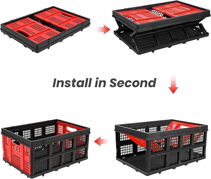 2-in-1Hand Trucks Dolly 330LB Foldable with Folding Basket, Folding Hand Trucks Heavy Duty Carrying, Combination of 4 Wheels and 2 Wheels Convertible Cart with Retractable Handle Dolly for Moving