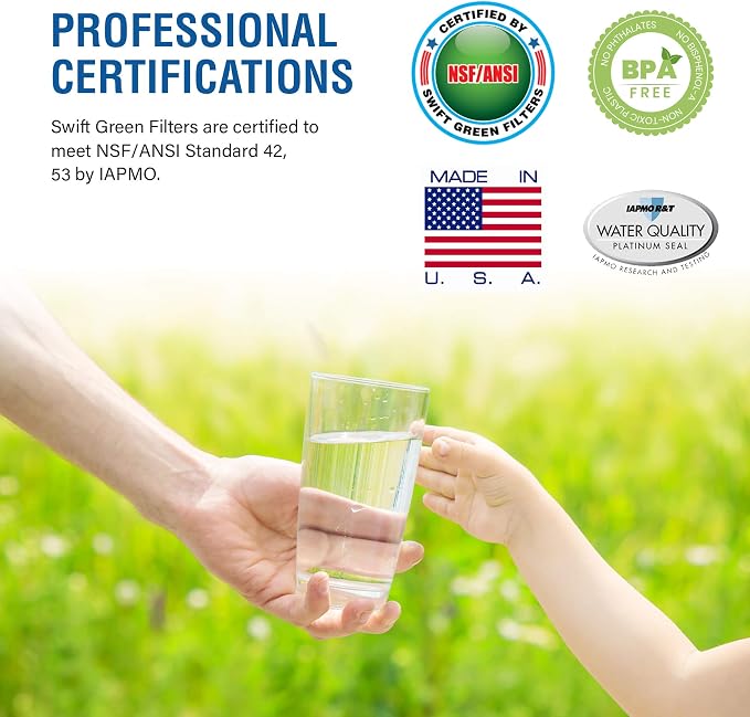 Swift Green Filters Replacement water filter for LG LT700-P, 46-9690, ADQ36006102, ADQ36006101,EFF-6032A,PH21410 (1Pack) Made in USA