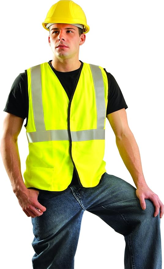 OccuNomix Medium Hi-Viz Yellow AramidModacrylic Solid Vest