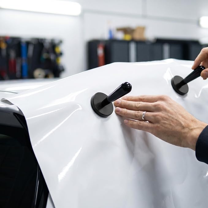 Spanno Heat Gun for Vinyl Wrap, Car Wrap Kit for Window Tint, Include Heat Gun, Plastic Squeegees, Magnet Holder, Gloves
