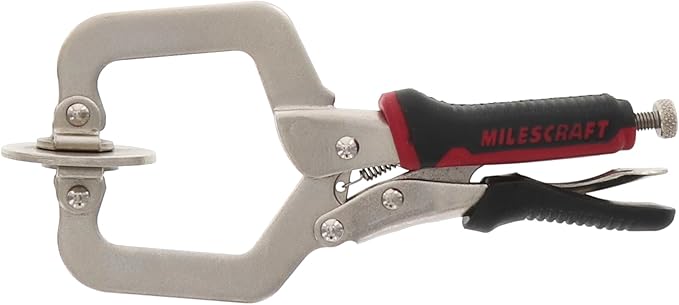 Milescraft Pocket Jig 200XCJ - Woodworking Tool Bundle with Double Barrel & Single Barrel Pocket Hole Jigs, 2" Face Clamp, Accessories