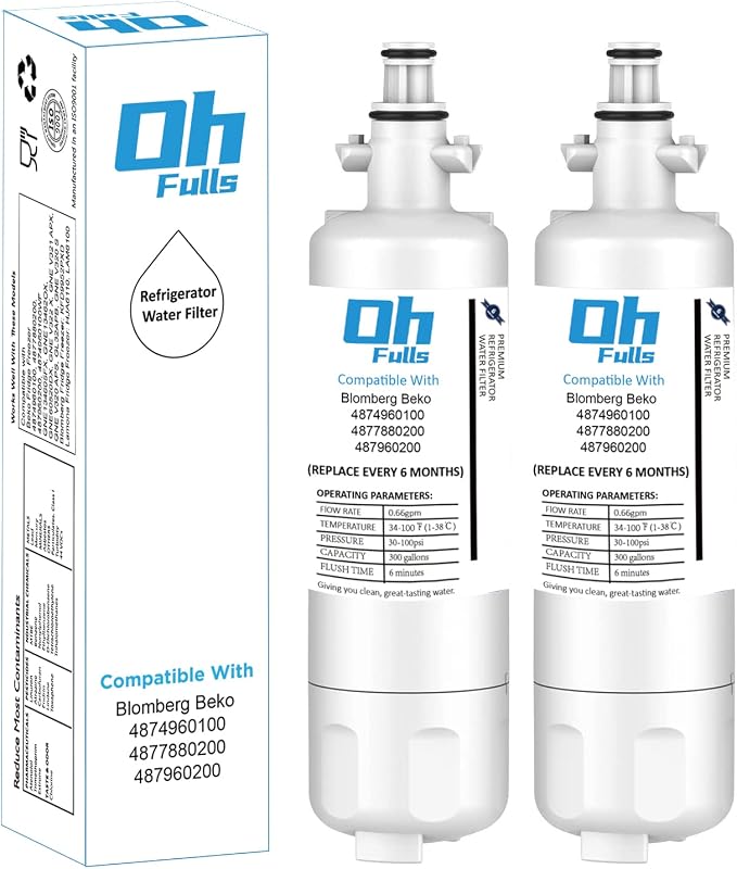 4874960100 Replacement for Water Filter 4874960100, 2-Filters