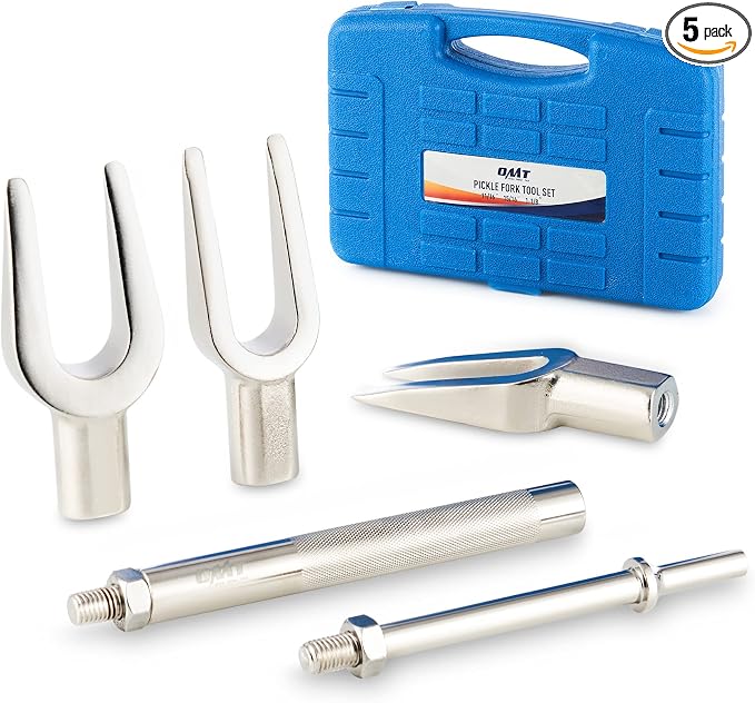 Orion Motor Tech Pickle Fork Tool Set, 5pcs Ball Joint Separator Tool, Heavy Duty Tie Rod Removal Tool for Car Van Light Truck, Ball Joint Remover for Pitman Arm Removal