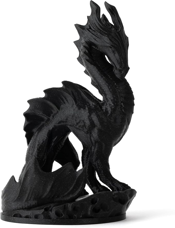 Prusament PETG Prusa Galaxy Black Filament 1.75mm 1kg Spool (2.2 lbs), Diameter Tolerance +/- 0.02mm