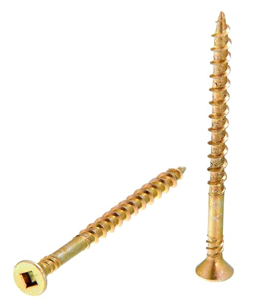 Senco 08F300Y DuraSpin #8 x 3-inch, Wood to Wood Collated Screw, 800 Ct.