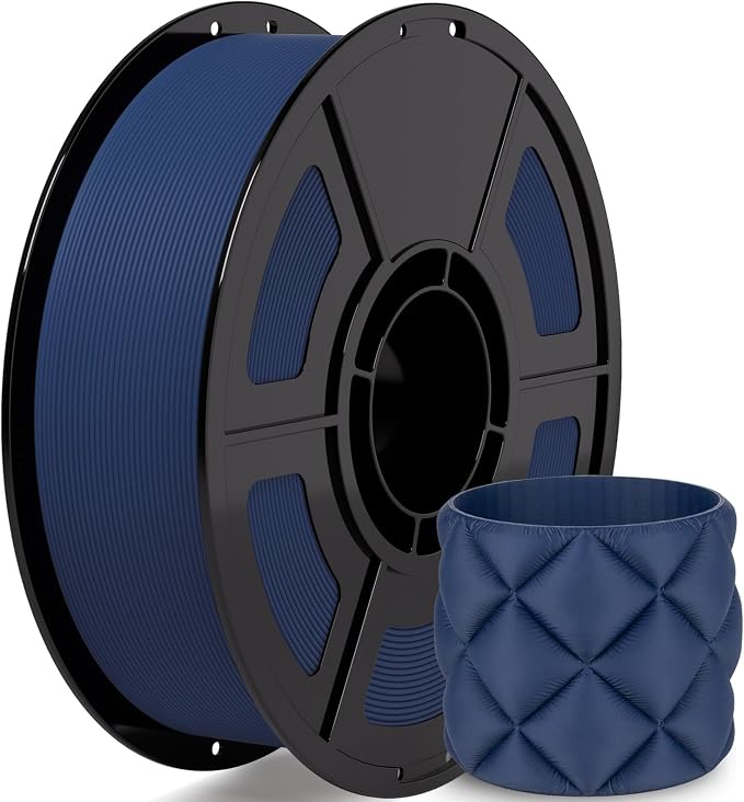 iSANMATE Matte PLA 3D Printing Filament 1.75mm Navy Blue PLA 30-300mm/s 3D Printer Filament 1kg (2.2lbs) for Bambu Lab 3D Printers,AMS,AMSLite