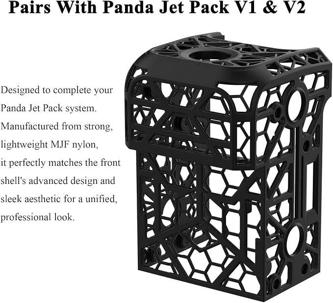 BIQU Panda Jet Packt Back Shell Cover for Panda Jet Pack V1 V2, Compatible with Bambu-Lab P1S P1P X1C X1E 3D Printers