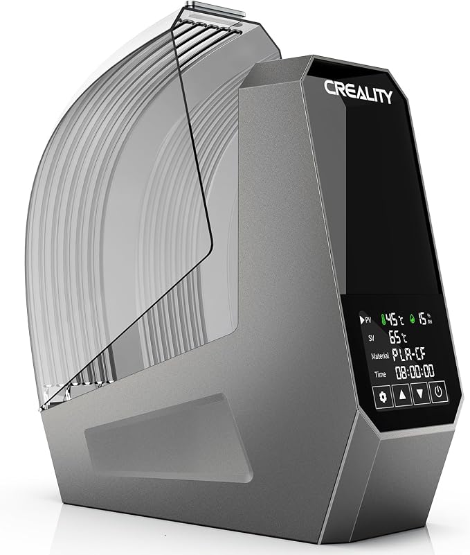 Creality Filament Dryer, Space Pi Filament Storage Box -Double 360° Heating with 110W PTC Heater LCD Touch Screen One-Key Set 3D Printer Filament, Dehydrator 1.75/2.85/3mm Support PLA PETG ABS TPU