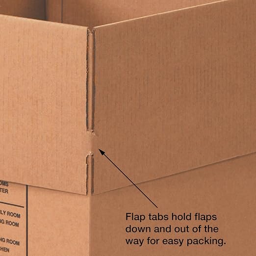 Box USA Shipping Boxes 24"L x 18"W X 18"H 10-Pack Deluxe Packing Corrugated Boxes for Moving, Shipping, Mailing, Packing, Packaging and Storage