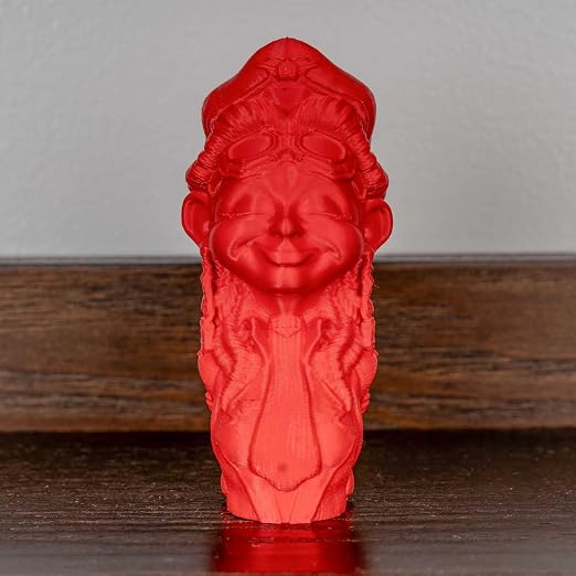 Polymaker Panchroma Satin PLA Filament 1.75mm for 3D Printing, 1kg, Red | Neatly Wound, Semi-Matte PLA, Easy Print & Smooth Feeding, Compatible with Bambu Lab & Most 3D Printers