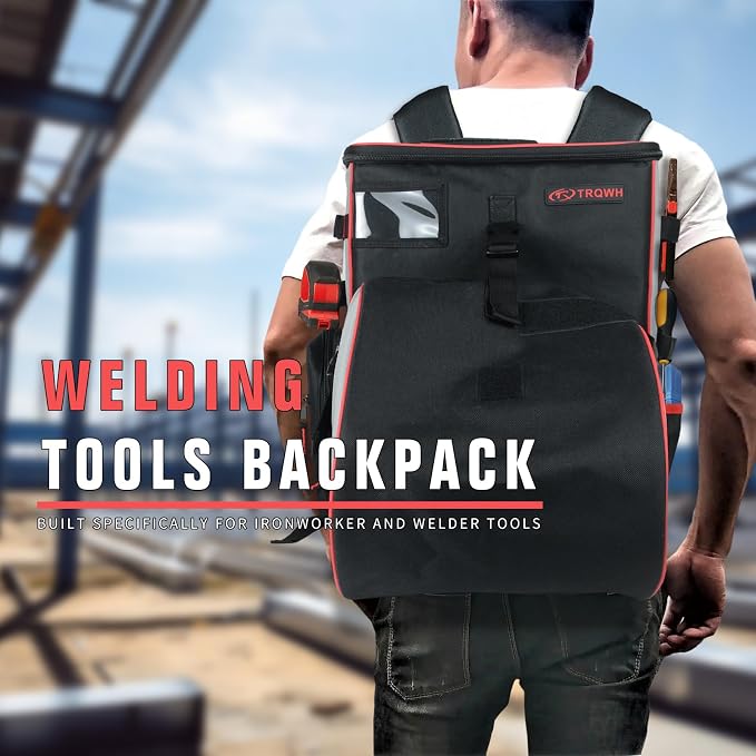 TRQWH Auto Darkening Welding Helmets for Men with Light Welding Hood & Welding Tools Backpack for Men Extreme Gear Pack