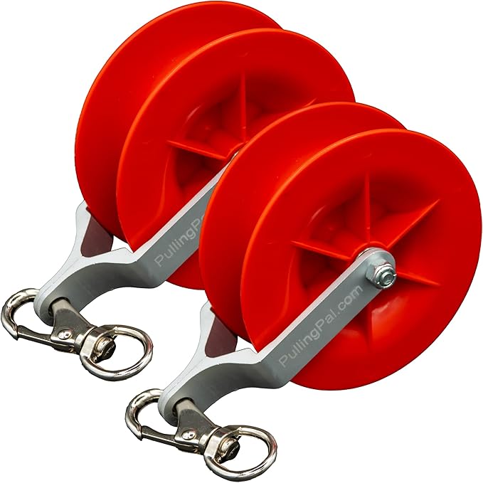 Pulling Pal - Low Voltage & Network Cable Installation Pulley. The Best Cat5e & 6, Coax, Fire Alarm, Access Control & Audio Cable Pulley for Low Voltage Wire Pulling & Safe Working – Assembled in USA