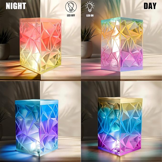 OVV3D Transparent PLA 3D Printer Filament Bundle 250g x 4 Spools, Multicolor Clear PLA Filament 1.75mm Pack, Translucent Color Change 3D Printing Filament, Vibrant Gradient Pastel Filament