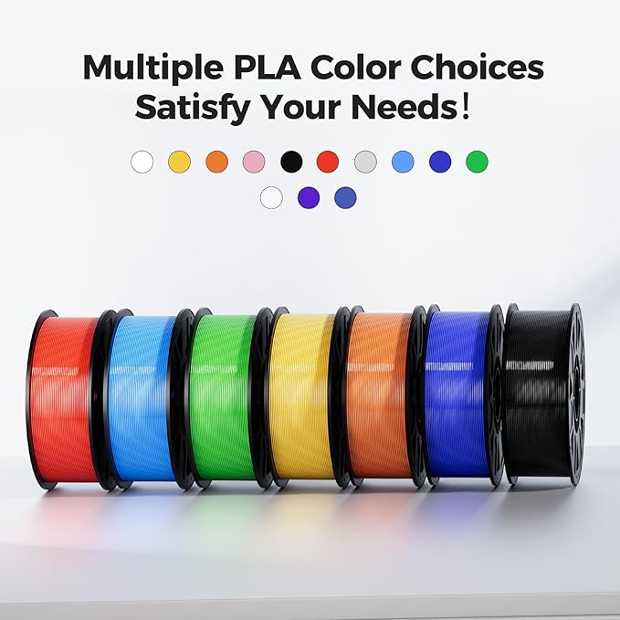 Creality Ender PETG 3D Printer Filament 1.75mm 1KG (2.2lbs), High Precision, Strong Toughness, Odorless, Better Flow, Moistureproof 3D Printing Ender PETG Filament, Transparent