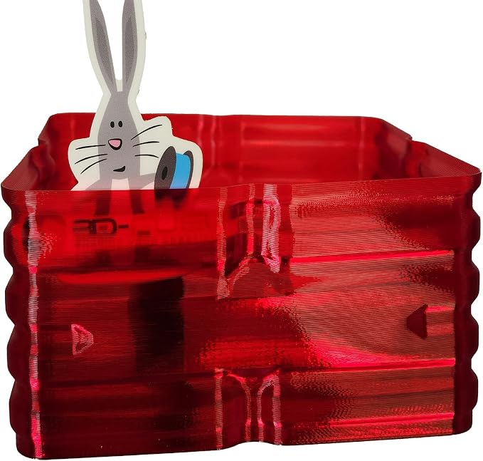 3D-Fuel Tough Pro PCTG Filament for 3D Printing, Better Than PETG Filament, Made in The USA, Dimensional Accuracy +/- 0.02 mm, 1.75mm, 1 kg Spool, Transparent Ruby Red
