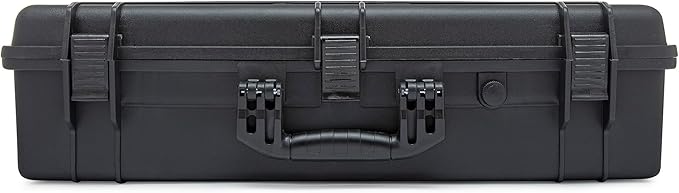 Koah Weatherproof Hard Case with Foam, 28.3 X 16.9 X 7 | Waterproof Polypropylene Hard Case, Customizable Foam Interior, Pressure Relief Valve, Interior 25.4 X 13.7 X 6.4 in