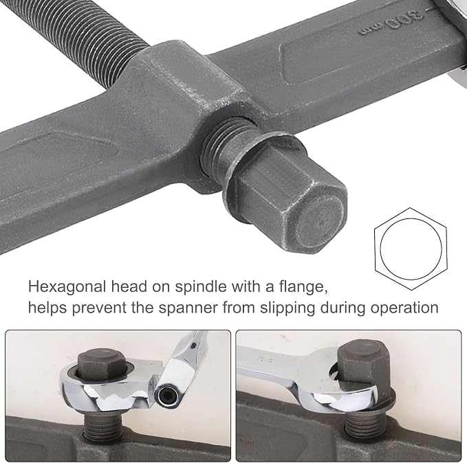 ChgImposs 12 Inch 2-Jaw Gear Puller, Adjustable Bearing Puller Gears, Reversible Removal Tool for External Internal Pulling, CR-V Two Claws Puller Tool for Removal of Pulleys Flywheels Bearings Gears